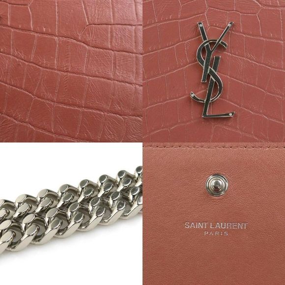 Saint Laurent Crossbody Shoulder Bag Wallet Chain - Picture 9 of 10